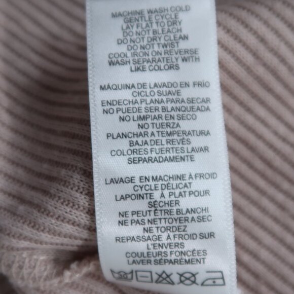 Simply Noelle Open Cardigan Womens Knit Sweater Baggy Relaxed Fit Pink L/XL - Picture 12 of 15